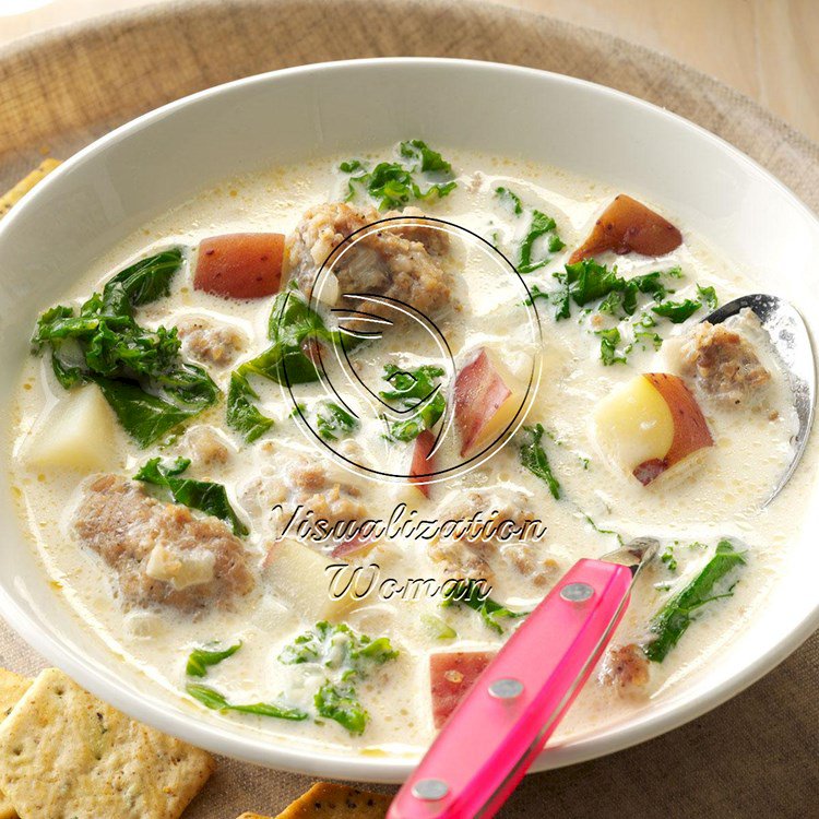 Potato, Sausage & Kale Soup