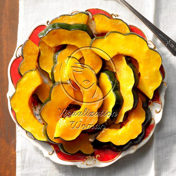 Candied Acorn Squash Slices