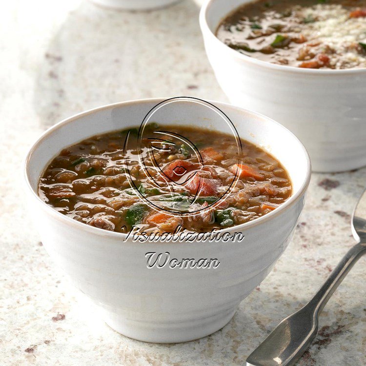 Pressure-Cooker Lentil and Sausage Soup