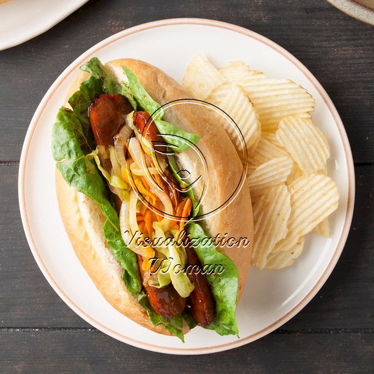 Vietnamese Chicken Banh Mi Sandwiches