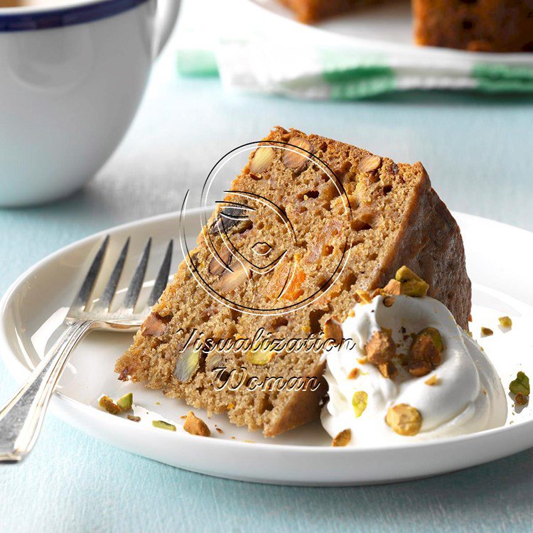 Slow-Cooker Mixed Fruit & Pistachio Cake