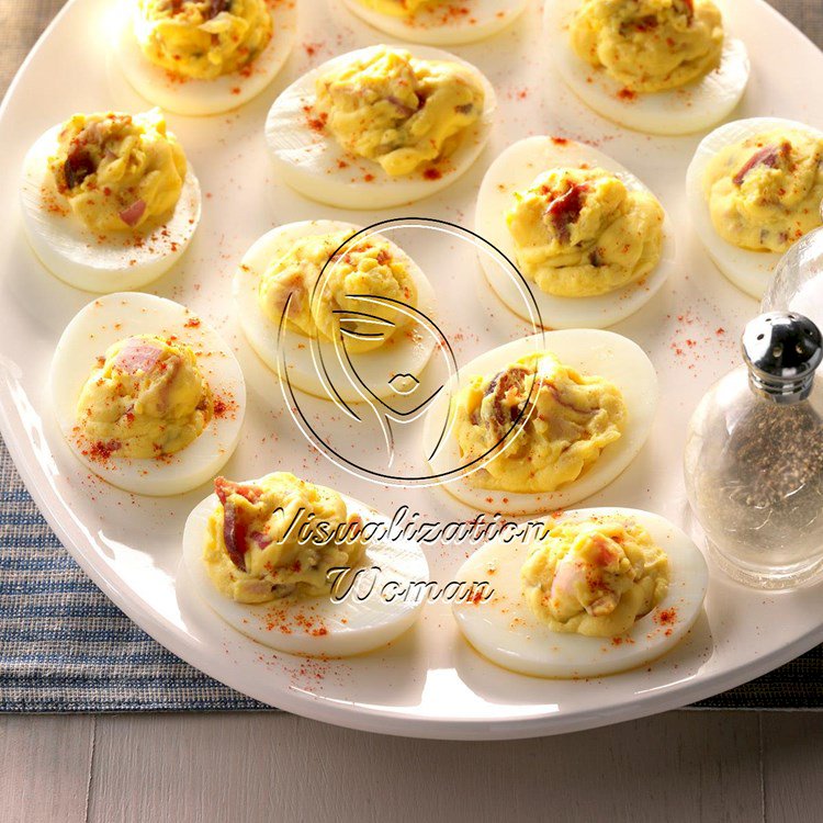 Deviled Eggs with Bacon