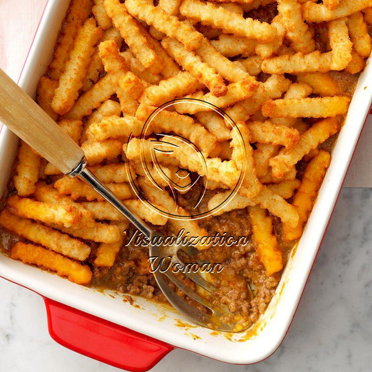 Cheeseburger and Fries Casserole