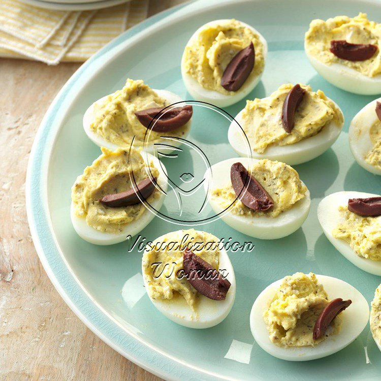 Slim Greek Deviled Eggs