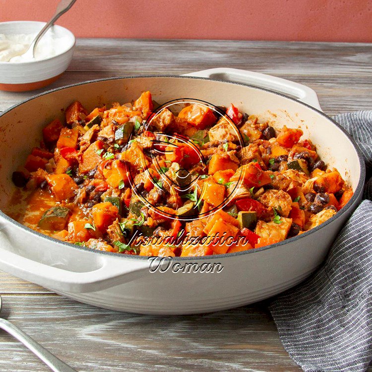 Chicken Sweet Potato Skillet