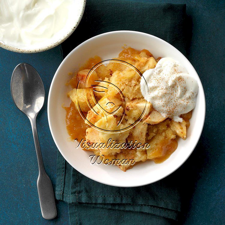 Slow-Cooker Apple Pudding Cake