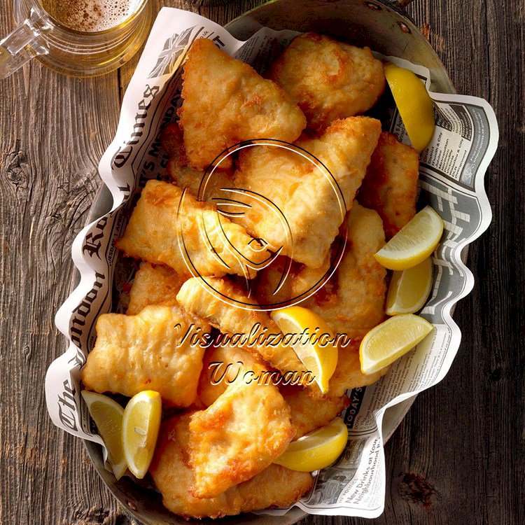 Lemon-Batter Fish