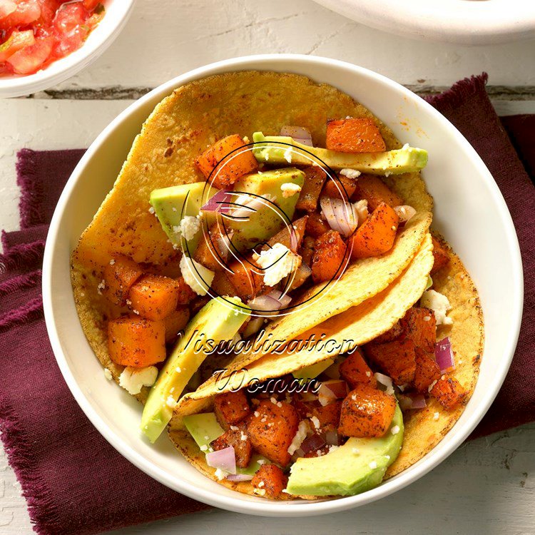 Roasted Butternut Squash Tacos