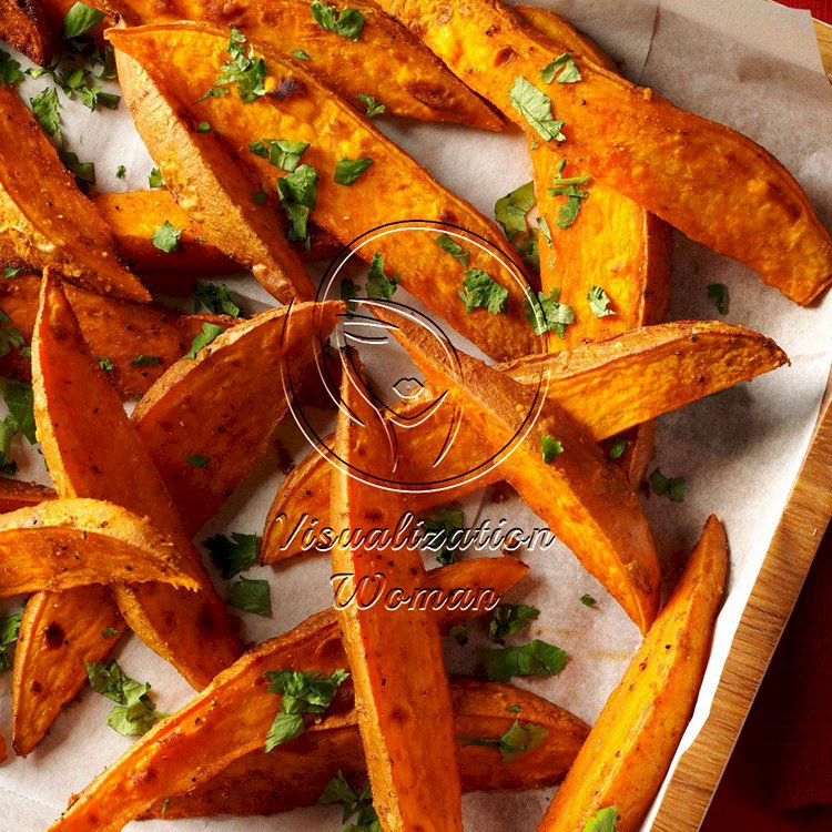 Curried Sweet Potato Wedges