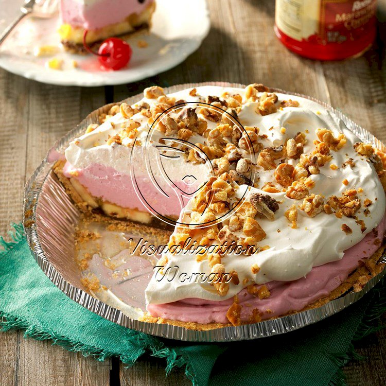 Frozen Banana Split Pie