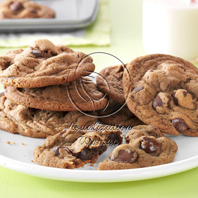 Coffeehouse Caramel-Dark Chocolate-Latte Cookie