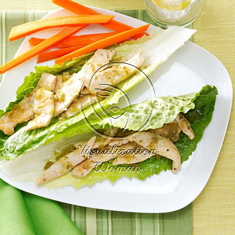 Turkey Verde Lettuce Wraps