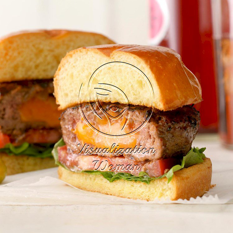 Cheese-Stuffed Burgers for Two