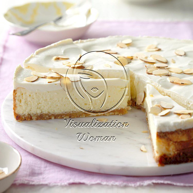 Luscious Almond Cheesecake