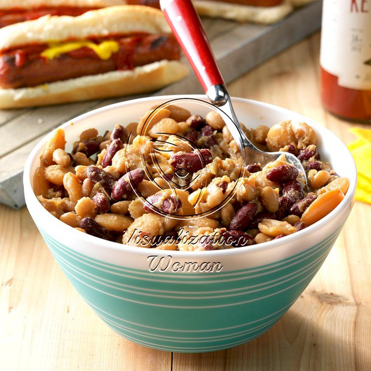 Slow-Cooker Potluck Beans