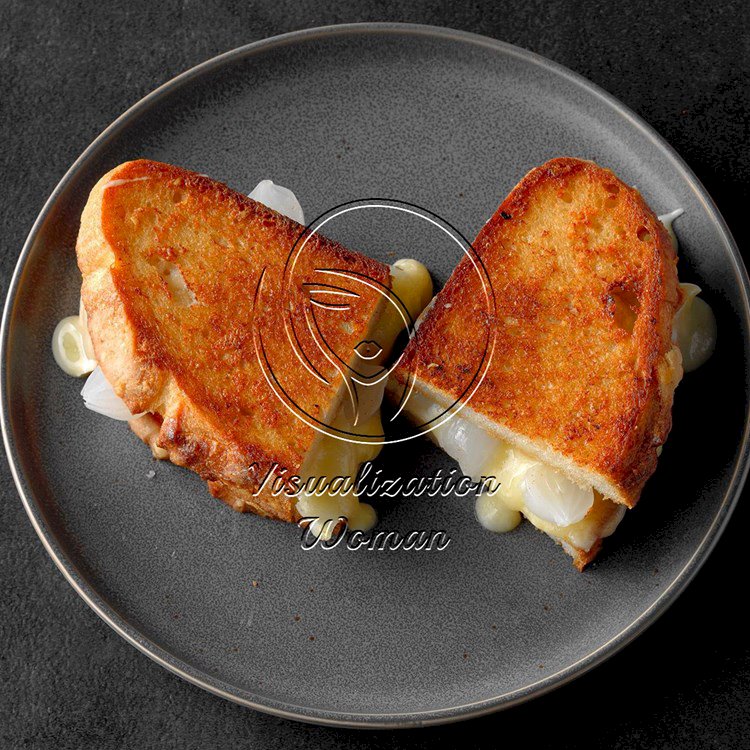 Grilled Cheese and Pickled Onion Sandwich