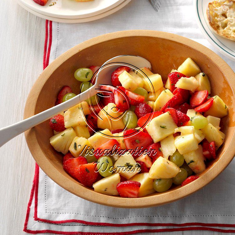 Minty Pineapple Fruit Salad