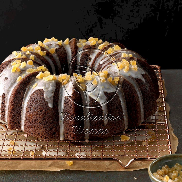 Ginger-Walnut Tube Cake