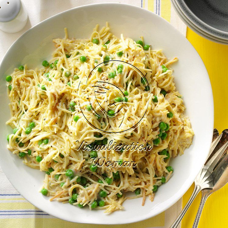 Creamy Skillet Noodles with Peas