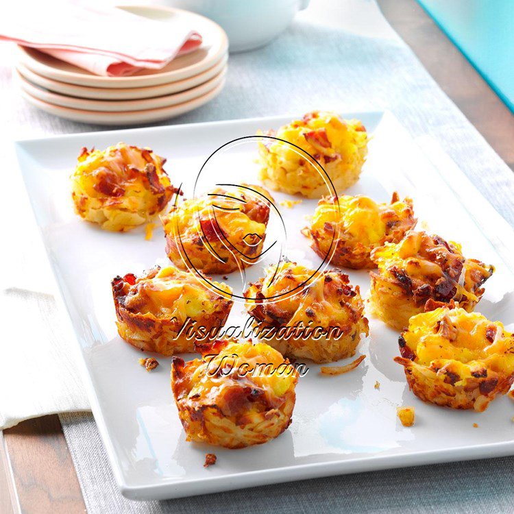 Scrambled Egg Hash Brown Cups