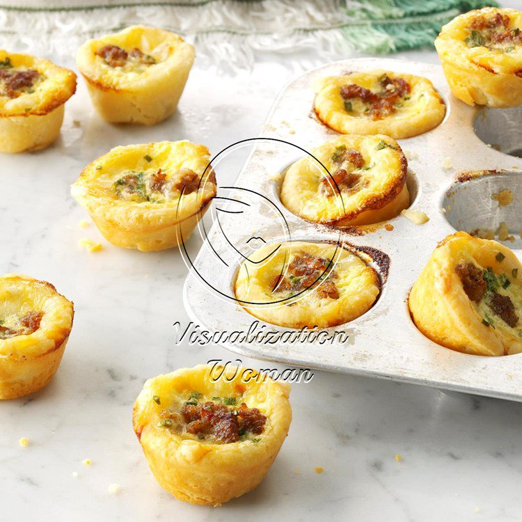 Petite Sausage Quiches