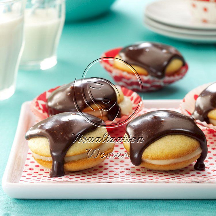 Boston Cream Pie Cookies