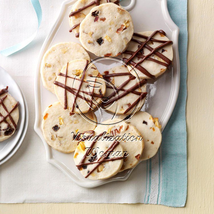 Glazed Italian Fruitcake Cookies