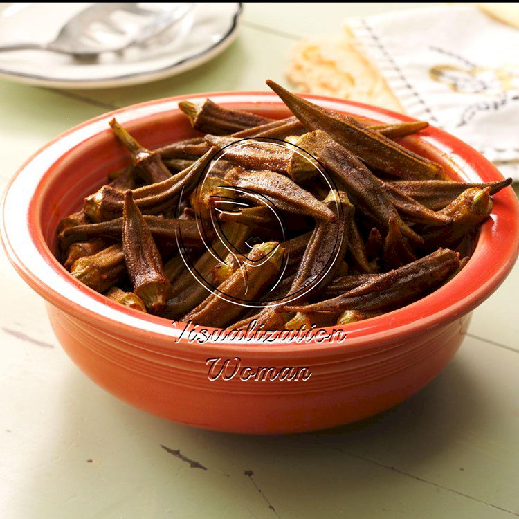 Okra Roasted with Smoked Paprika