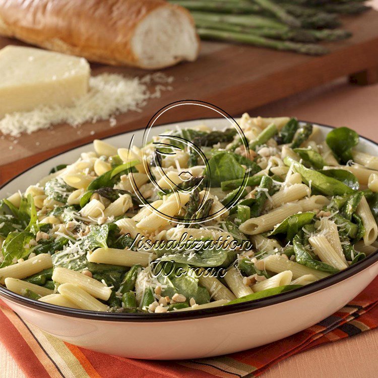 Asparagus-Spinach Pasta Salad