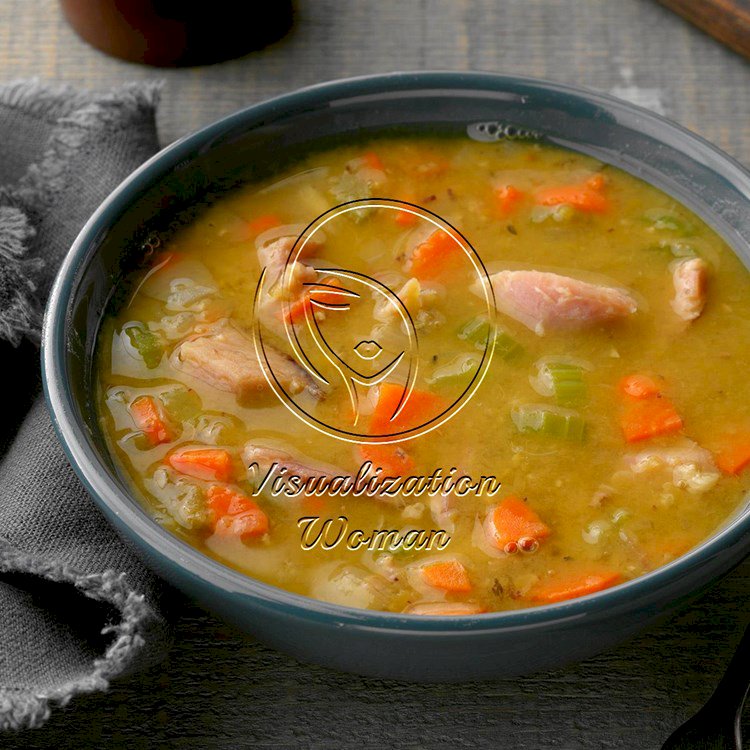 Old-Fashioned Split Pea Soup with Ham Bone