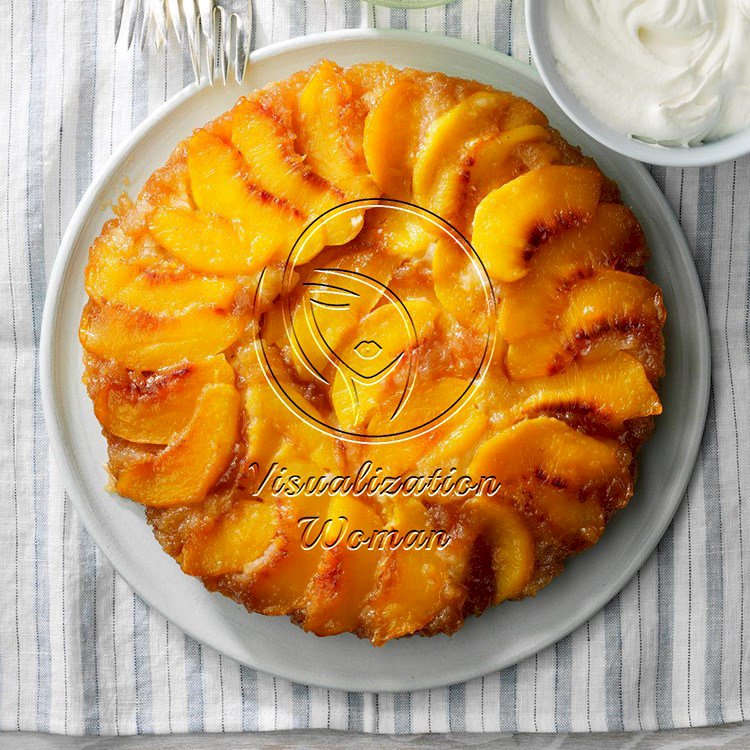 Upside-Down Peach Cake