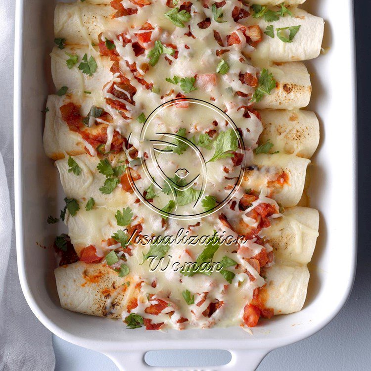 Over-the-Border Shrimp Enchiladas