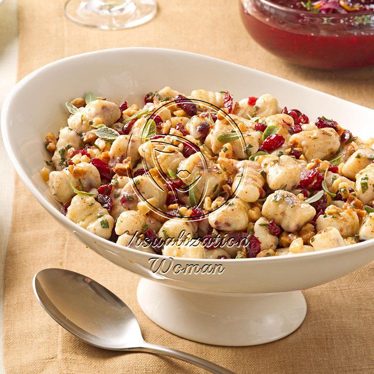 Cranberry Ricotta Gnocchi with Brown Butter Sauce