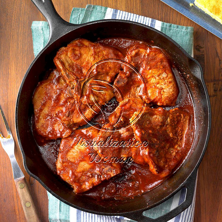 Oven-Barbecued Pork Chops