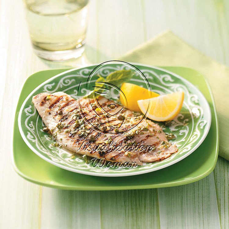 Grilled Tilapia Piccata for Two