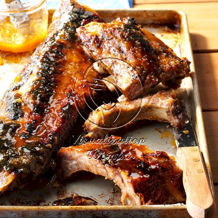 Sweet Horseradish Glazed Ribs