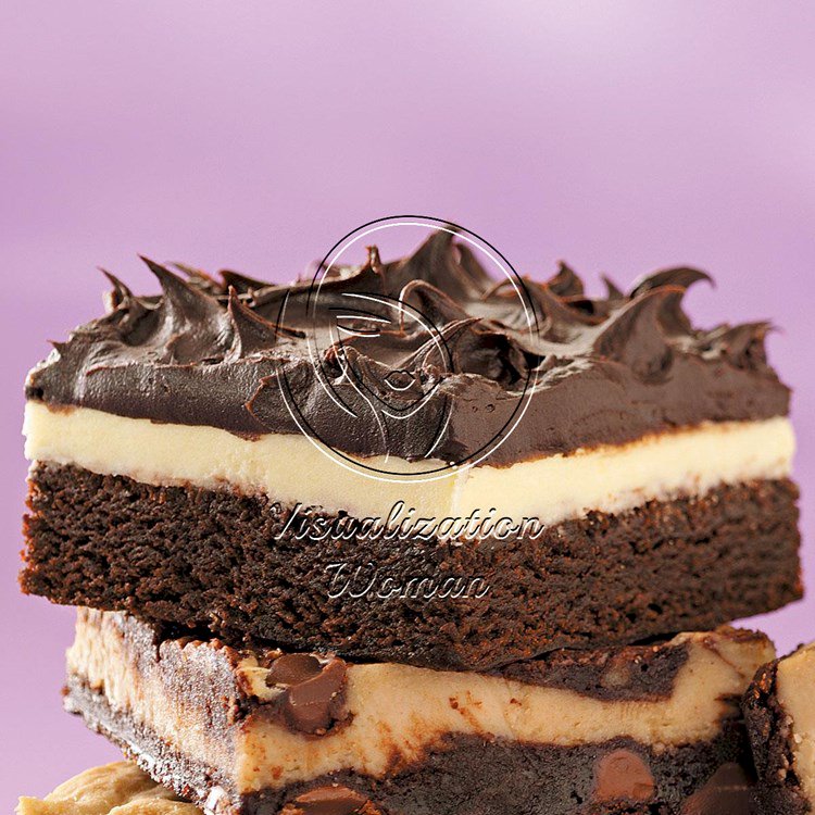 Double Frosted Brownies