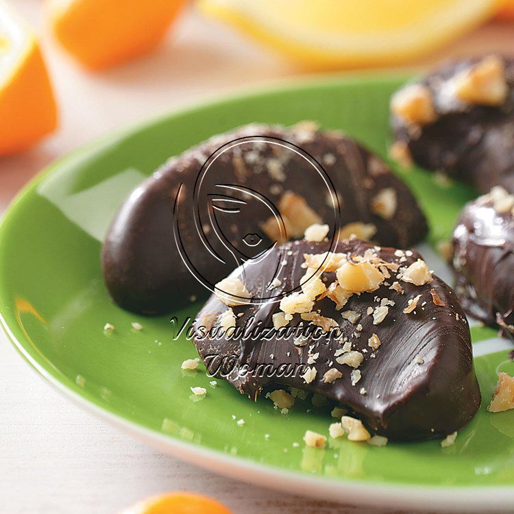 Chocolate Citrus Wedges