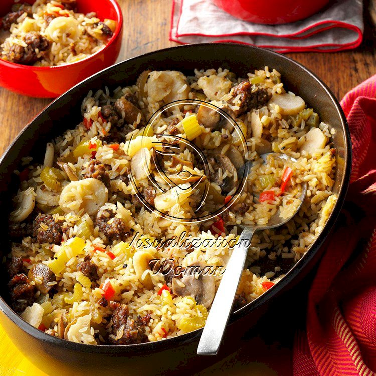 Sausage and Rice Casserole Side Dish