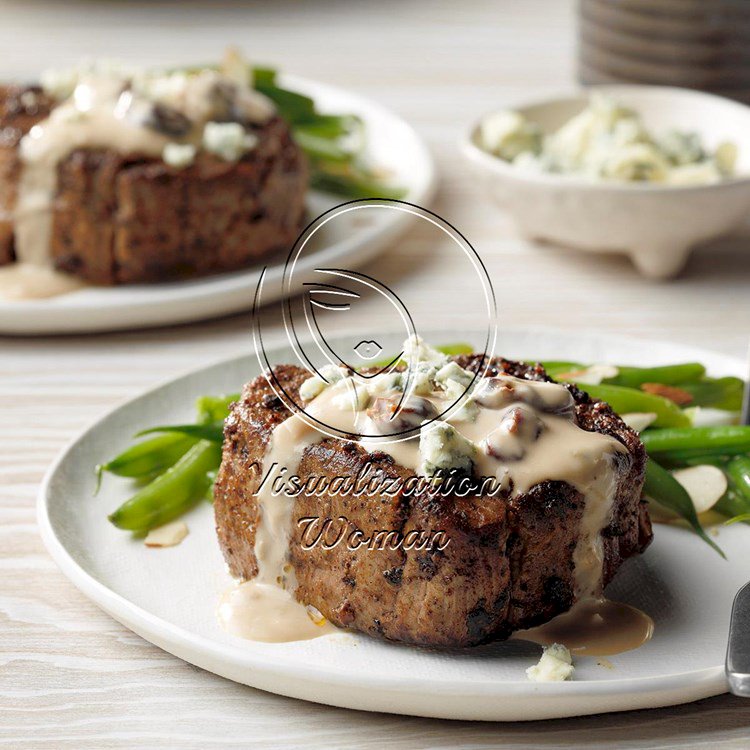 Spice-Crusted Steaks with Cherry Sauce