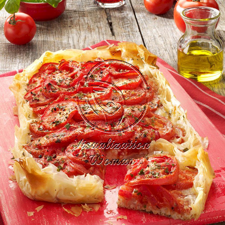 Rustic Tomato Cheese Tart