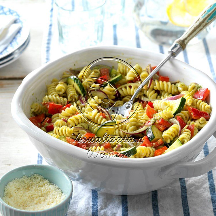 Garden Pesto Pasta Salad