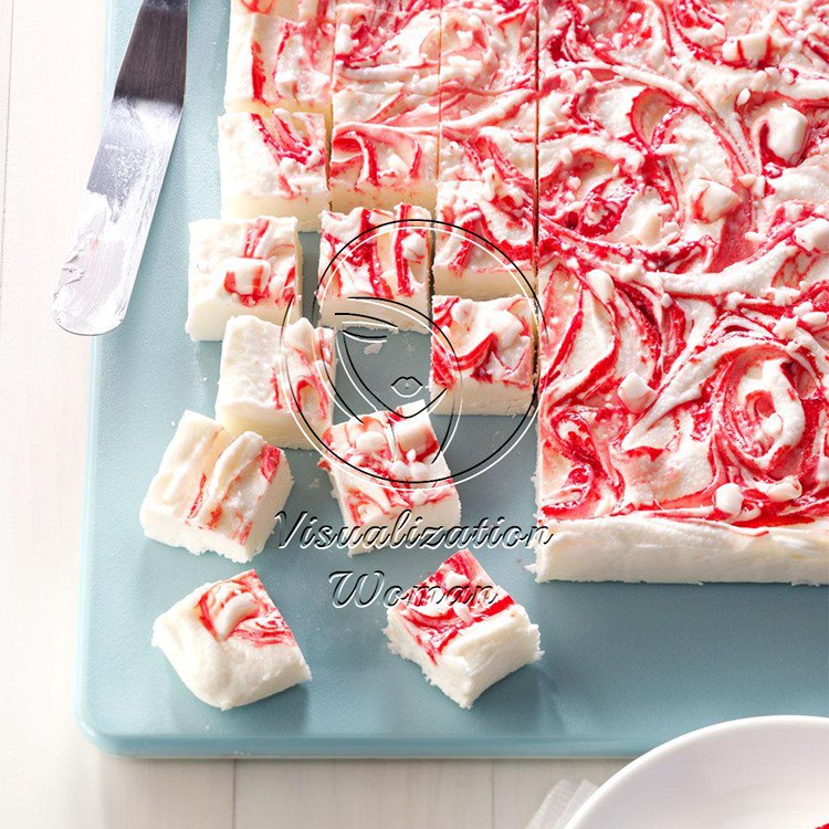 Peppermint Swirl Fudge