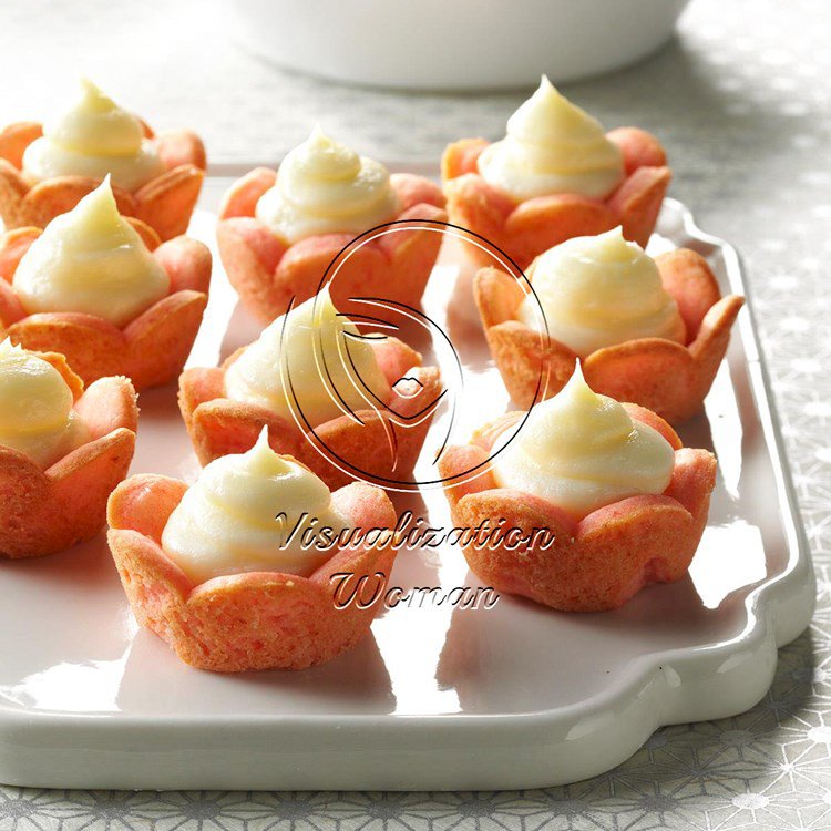 Strawberry Cookie Cups