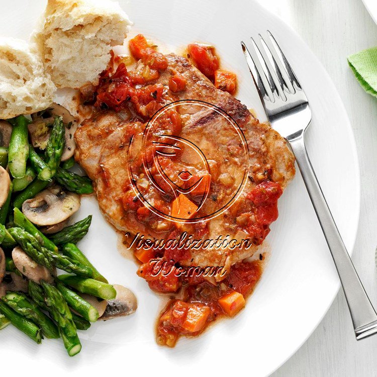 Tomato-Topped Italian Pork Chops