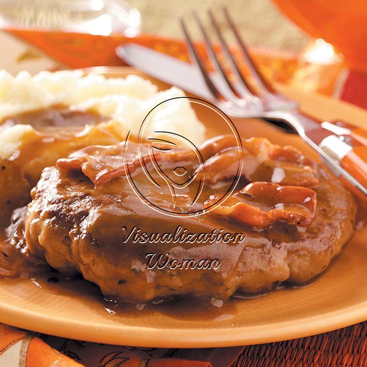 Salisbury Steak with Bacon