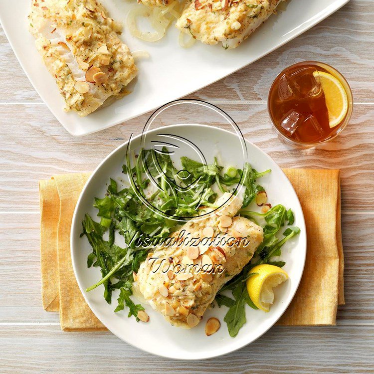 Almond-Topped Fish