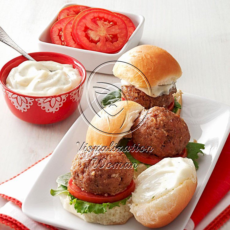 BLT Meatball Sliders