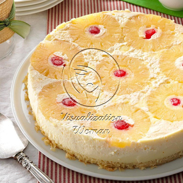 Pineapple Cheesecake-Topped Cake