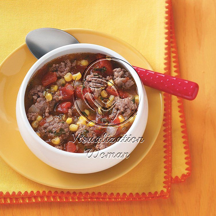 Hamburger Garden Soup